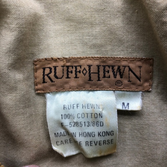 Ruff Hewn Teal Corduroy Collar Chore Coat Barn Workwear Jacket Medium - Picture 3 of 7